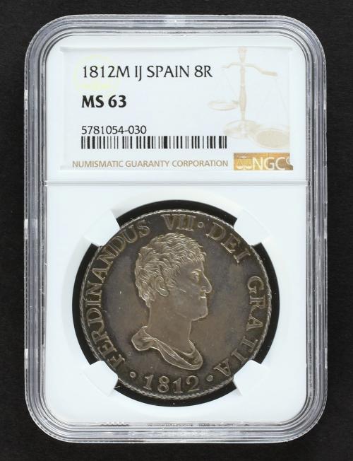 FERNANDO VII. 8 Reales. 1812. MADRID. I.J. 27,03 grs. Bonita