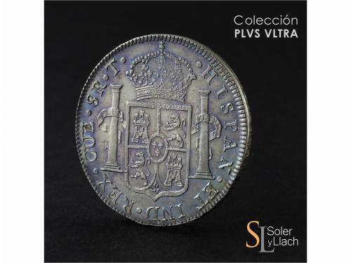 FERNANDO VII. 8 Reales. 1824. CUZCO. T. 26,59 grs. Bonita pá