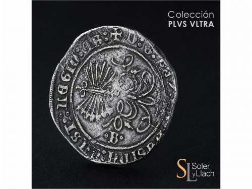 REYES CATÓLICOS. 8 Reales. BURGOS. Anv.: VIII roel encima - 