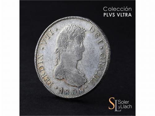FERNANDO VII. 8 Reales. 1808. GUATEMALA. M. 26,89 grs. Busto