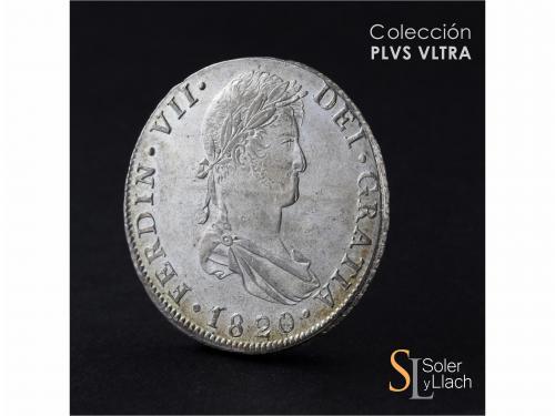 FERNANDO VII. 8 Reales. 1820. GUATEMALA. M. 26,94 grs. Pleno