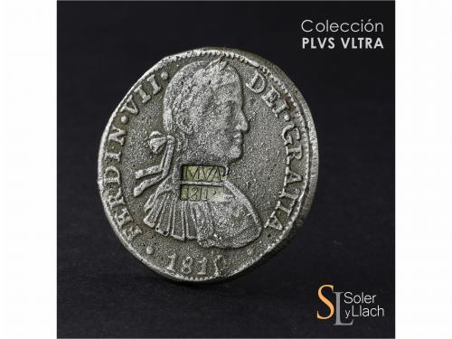 FERNANDO VII. 8 Reales. 1811. MONCLOVA. Anv.: MVA / 1811 sob