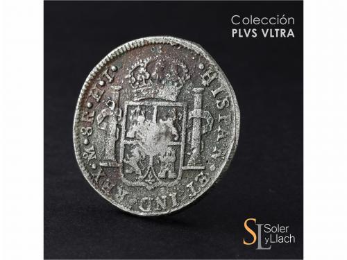 FERNANDO VII. 8 Reales. 1811. MONCLOVA. Anv.: MVA / 1811 sob
