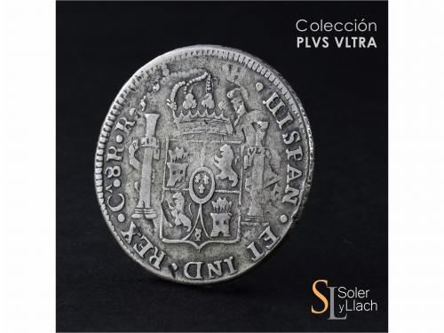 FERNANDO VII. 8 Reales. 1811. MONCLOVA. Anv.: MVA / 1811 sob