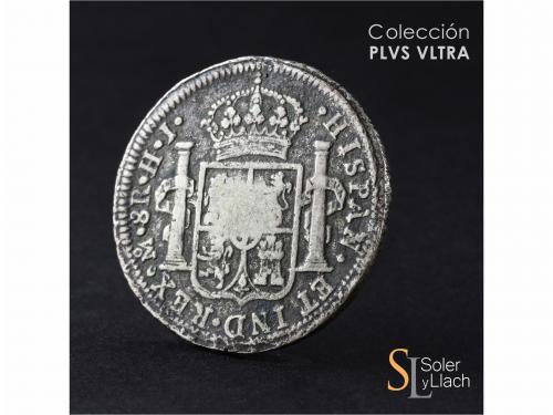 FERNANDO VII. 8 Reales. 1812. MONCLOVA. Anv.: MVA / 1812 sob
