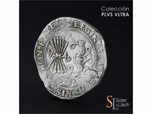 REYES CATÓLICOS. 8 Reales. SEGOVIA. Anv.: VIII roel encima -