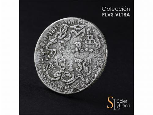 FERNANDO VII. 8 Reales. 1813. MORELOS. 26,33 grs. AR acuñada