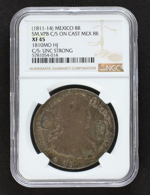 FERNANDO VII. 8 Reales. 1810. SAN MARTÍN DE TEZMELUCAN (SAN 