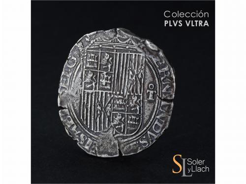 REYES CATÓLICOS. 8 Reales. TOLEDO. Anv.: VIII roel encima - 