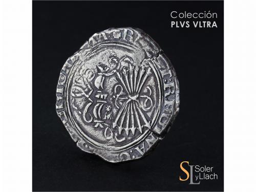 REYES CATÓLICOS. 8 Reales. TOLEDO. Anv.: VIII roel encima - 