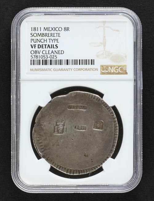 FERNANDO VII. 8 Reales. 1811. SOMBRERETE DE VARGAS. Rev.: Pu