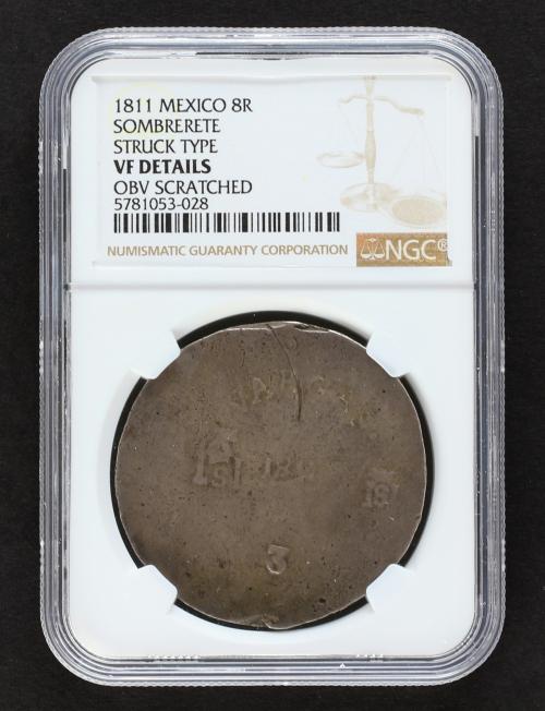 FERNANDO VII. 8 Reales. 1811. SOMBRERETE DE VARGAS. 26,70 gr