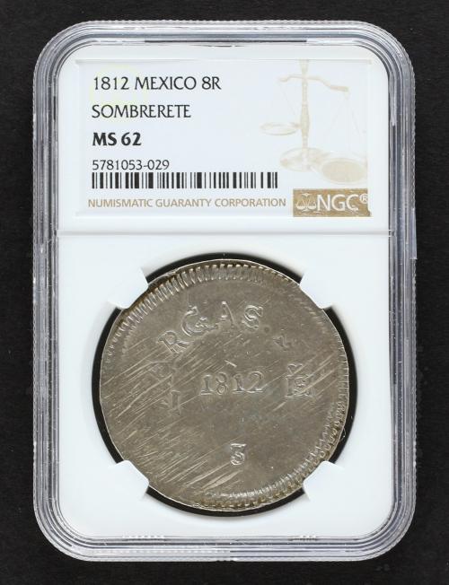 FERNANDO VII. 8 Reales. 1812. SOMBRERETE DE VARGAS. 26,40 gr