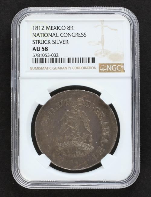 FERNANDO VII. 8 Reales. 1812. TLALPUJAHUA. S.M. 25,27 grs. A