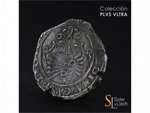 REYES CATÓLICOS. 8 Reales. TOLEDO. Anv.: VIII roel encima - 