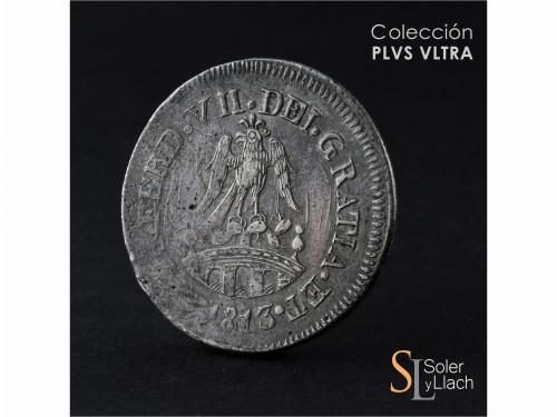 FERNANDO VII. 8 Reales. 1813. TLALPUJAHUA. S (roel encima).M