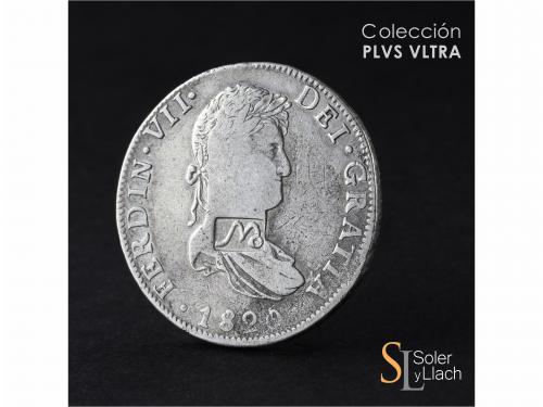FERNANDO VII. 8 Reales. 1820. MÉXICO. J.J. 26,46 grs. Resell