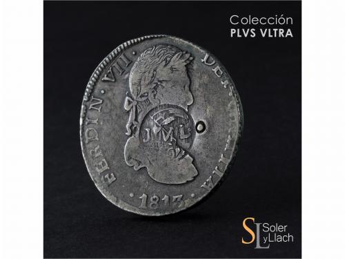 FERNANDO VII. 8 Reales. 1813. GUANAJUATO. J.J. 26,60 grs. Re