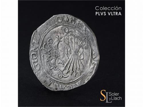 REYES CATÓLICOS. 8 Reales. TOLEDO. Anv.: T roel encima - Esc