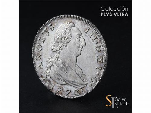 CARLOS III. 8 Reales. 1773. MADRID. P.J. 26,96 grs. Leve hoj