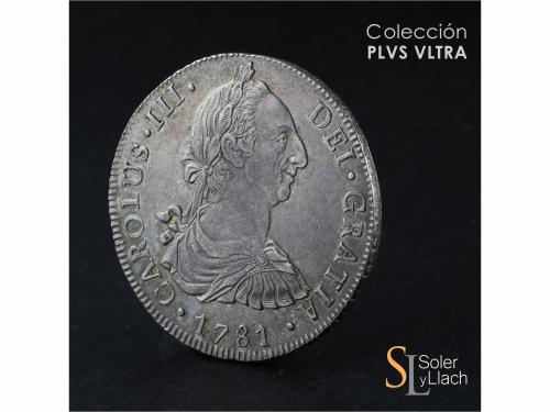 CARLOS III. 8 Reales. 1781. GUATEMALA. P. 26,92 grs. Acuñaci