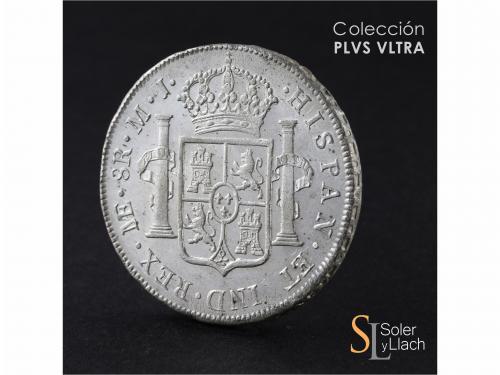 CARLOS III. 8 Reales. 1773. LIMA. M.J. 27,05 grs. Acuñación 