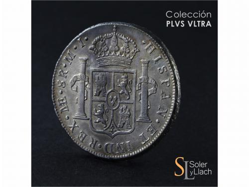 CARLOS III. 8 Reales. 1781. LIMA. M.I. 26,65 grs. Acuñación 