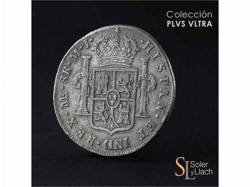 CARLOS III. 8 Reales. 1782. LIMA. M.J. 26,4 grs. Ensayadores