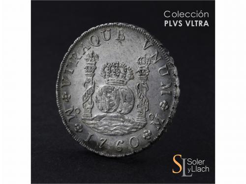 CARLOS III. 8 Reales. 1760. MÉXICO. M.M. 26,97 grs. Columnar