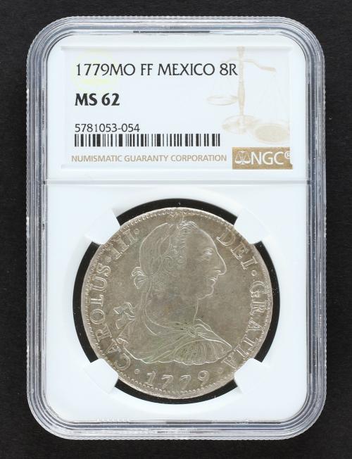 CARLOS III. 8 Reales. 1779. MÉXICO. F.F. 26,98 grs. Brillo o