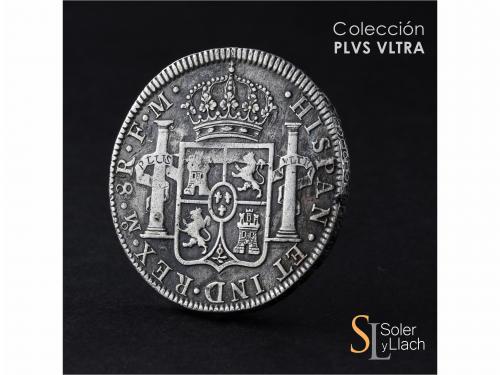 CARLOS III. 8 Reales. 1783. MÉXICO. F.M. 26,23 grs. Rarísima
