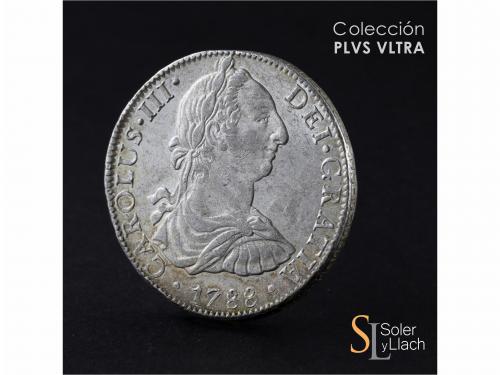 CARLOS III. 8 Reales. 1788. MÉXICO. F.M. 27 grs. Acuñación l
