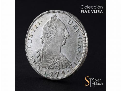 CARLOS III. 8 Reales. 1774. POTOSÍ. J.R. 27,27 grs. Pleno br