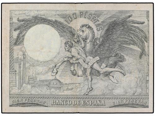 BANCO DE ESPAÑA. 100 Pesetas. 1 Julio 1903. Fogonero. (Peque