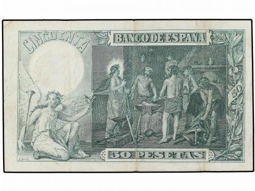 BANCO DE ESPAÑA. 50 Pesetas. 30 Noviembre 1902. Velazquez. (