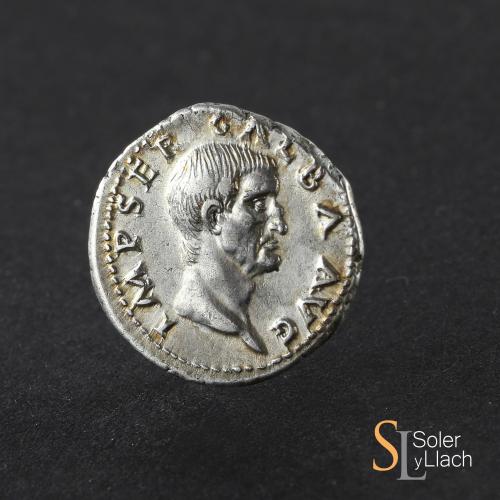 IMPERIO ROMANO. Denario. Acuñada el 68-69 d.C. GALBA. IMP. S