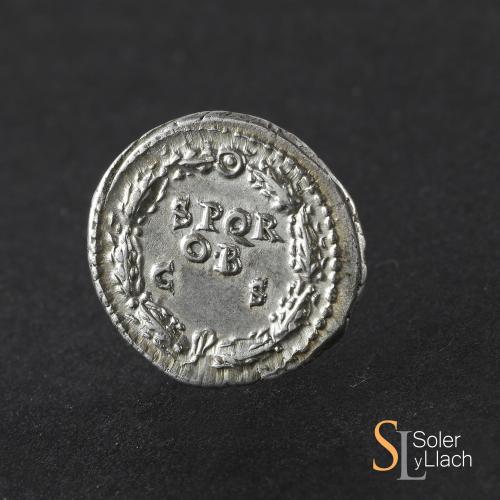 IMPERIO ROMANO. Denario. Acuñada el 68-69 d.C. GALBA. IMP. S