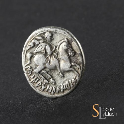 MONEDAS HISPÁNICAS. Denario. 200-20 a.C. ILTIRTASALIRBAN (LL