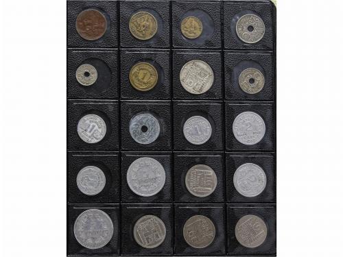 LOTES y COLECCIONES. Lote 100 monedas. GUERRA DELS SEGADORS 