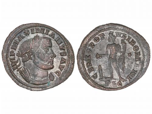 IMPERIO ROMANO. Lote 4 monedas Follis. Acuñadas el 295-305 d