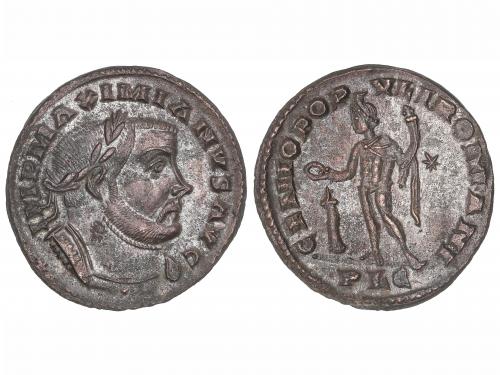 IMPERIO ROMANO. Lote 4 monedas Follis. Acuñadas el 295-305 d