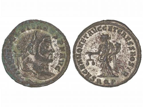 IMPERIO ROMANO. Lote 4 monedas Follis. Acuñadas el 296-303 d