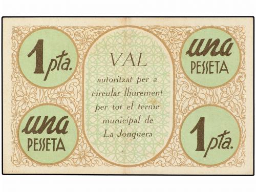 FICHAS COOPERATIVAS Y PROPAGANDA. 1 Pesseta. Març 1937. COOP