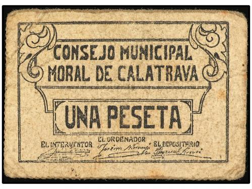 CASTILLA-LA MANCHA. 1 Peseta. C.M. de MORAL DE CALATRAVA (Ci