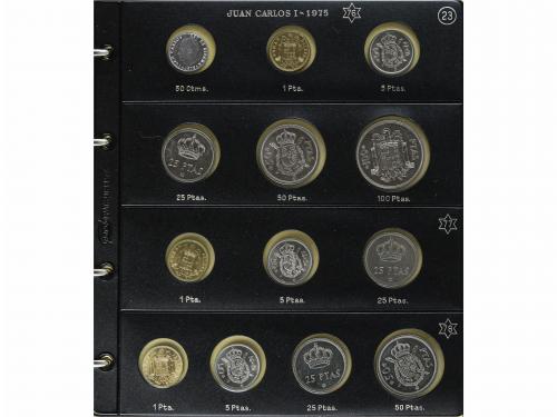 JUAN CARLOS I. Lote 118 monedas. 1975 a 1993. Incluye difere