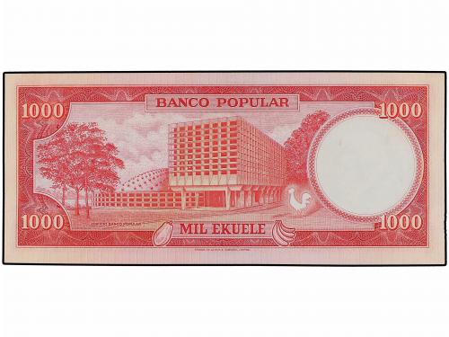 BILLETES EXTRANJEROS. 1.000 Ekuele. Julio 1975. GUINEA ECUAT