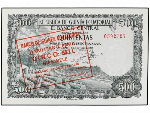 BILLETES EXTRANJEROS. Lote 3 billetes 100, 500 y 1.000 Peset