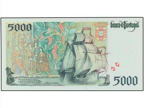 BILLETES EXTRANJEROS. 5.000 Escudos. 2 Julio 1998. PORTUGAL.
