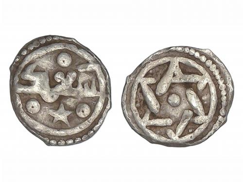 TAIFAS ALMORÁVIDES. 1/8 Quirate. MUHAMMAD BEN SA'D. 0, 13 gr