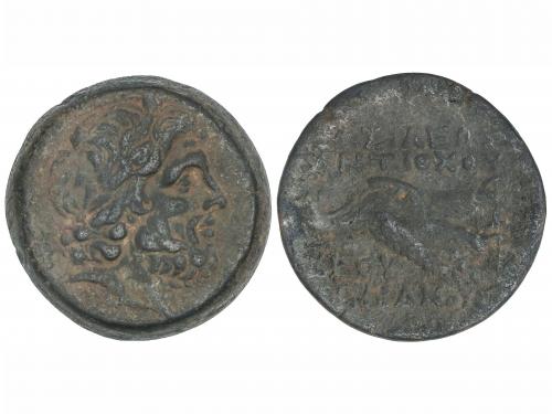MONEDAS GRIEGAS. AE 31. 169-168 a.C. ANTÍOCOS IV. REINO SELÉ